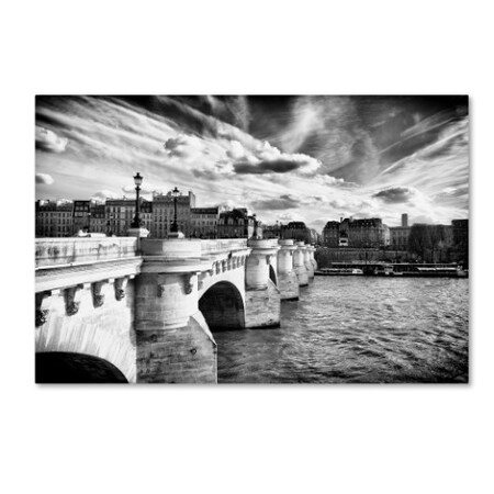 Trademark Fine Art Philippe Hugonnard 'Paris Bridge' Canvas Art, 30x47 PH0261-C3047GG
